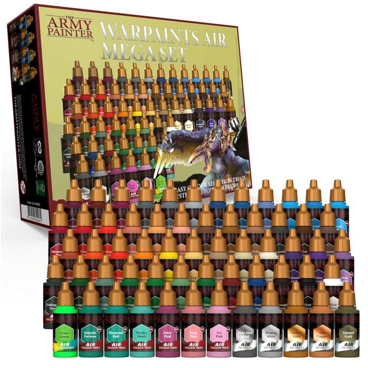 The Army Painter Warpaints AIR Mega Airbrush Paints set
